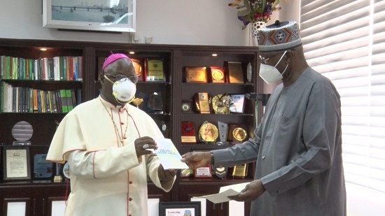 CATHOLIC BISHOPS’ CONFERENCE OF NIGERIA DONATES MEDICAL FACILITIES TO PTF