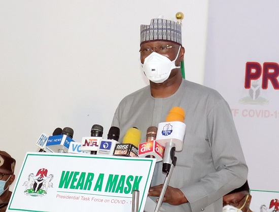 REMARKS BY THE SECRETARY TO THE GOVERNMENT OF THE FEDERATION/CHAIRMAN, PRESIDENTIAL TASK FORCE ON COVID-19 AT THE NATIONAL BRIEFING OF MONDAY, 8th JUNE, 202