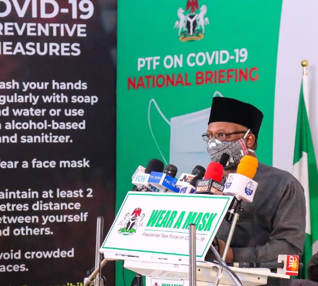 SPEECH BY HON. MINISTER OF HEALTH, DR. OSAGIE EHANIRE AT THE PRESIDENTIAL TASK FORCE ON COVID-19 PRESS BRIEFING ON MONDAY 22ND JUNE, 2020