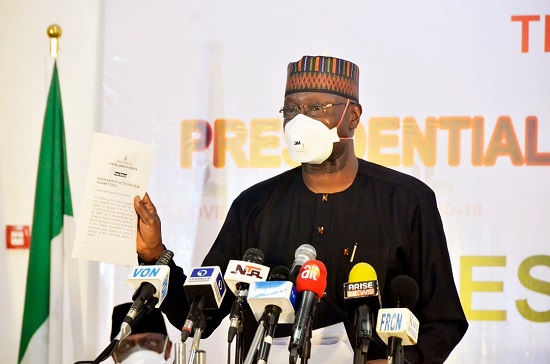 REMARKS BY THE SECRETARY TO THE GOVERNMENT OF THE FEDERATION/CHAIRMAN OF THE PTF-COVID-19 AT THE NATIONAL PRESS BRIEFING OF MONDAY, 27TH JULY, 2020